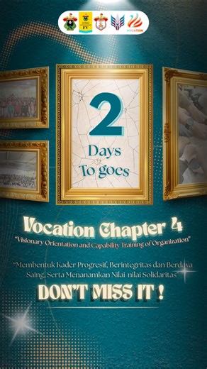 BEM KM FV UH on Instagram: "⏳2 DAYS TO GO! Siap-siap untuk Vocation Chapter 4! 💥 ✨ Visionary Orientation & Capability Training of Organization Bangun kemampuan, integritas, dan jiwa solidaritasmu! 📅 10 – 12 Februari 2026 📍 Hutan Pendidikan, Universitas Hasanuddin Jangan cuma jadi penonton, jadilah bagian dari perubahan! 🚀 DON’T MISS IT!"
