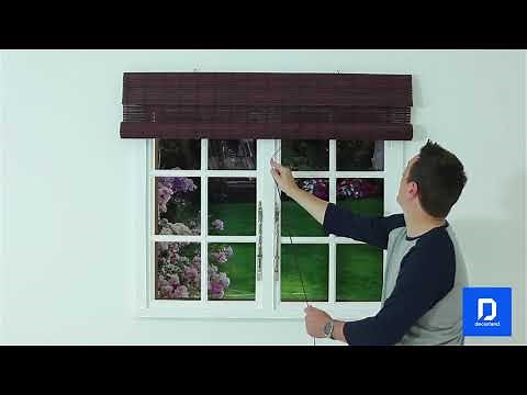 How to install Ready Made Bamboo Blinds
