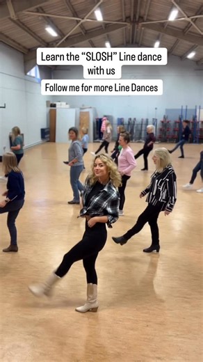 Laura Nolan on Instagram: "Learn the Slosh Line Dance with us 🤠"