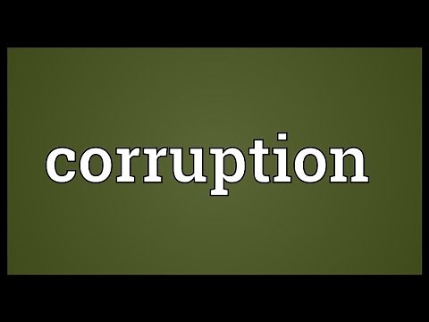 Corruption Meaning