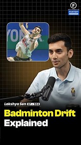 Badminton drift explained | Lakshya Sen - Raj Shamani #shorts