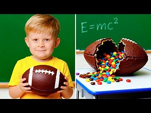 No Sweets at School! Fun kids challenges & Rules for Kids
