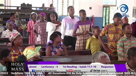HOLY MASS: Second Sunday of Advent | Cafdil Cape Coast