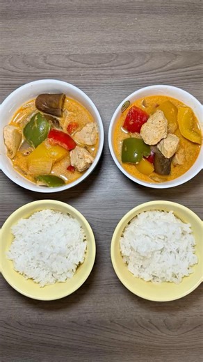 Dinner for Two | Thai Chicken Red Curry 泰式紅咖喱雞 | Recipe 食譜 | asmr cooking