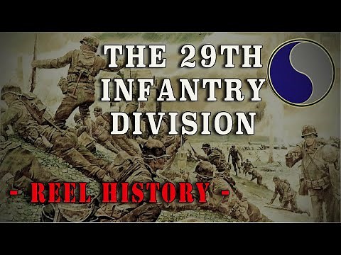 "The 29th Infantry Division" - Blue & Grey on D-Day WW2 REEL History (1952)