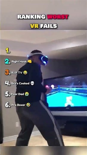 Ranking worst vr fails