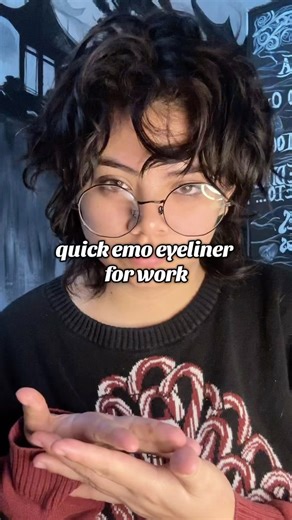 QUICK ALTERNATIVE MAKEUP FOR WORK | ALT EYELINER