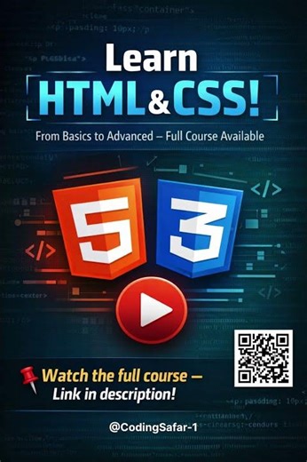 Learn HTML & CSS from Scratch | Full Course (2026)