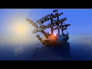 Minecraft Tutorial - Schiff bauen /Ship build [mit Kannonen]