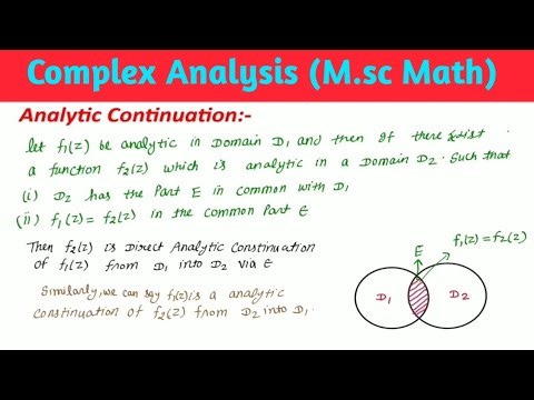 L-35 Analytic Continuation In Complex Analysis | Analytic Continuation Questions