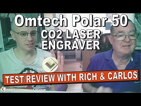 OMTECH POLAR 50 Test & Review : Powerful 50W CO2 Laser Cutter Engraver
