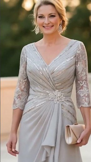 Gold and Silver Mother of the Bride Dresses Perfect for Any Season Wedding