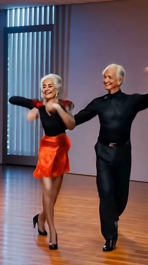 Small elderly couple dancing with passion on stage #dance #agt #americangottalent | 𝓛𝓸𝓿𝓮