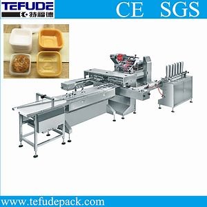 [Hot Item] Automatic Horizontal Flow Food with Tray Packing Machine Line