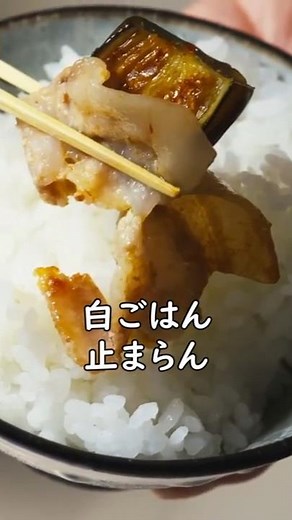 白ごはんが止まらない秋の定番おかず １人前数百円で超ごちそう #秋なす #豚肉レシピ#なすレシピ #ピーマン #秋レシピ #簡単レシピ #やさい食堂 #かんずり #shorts