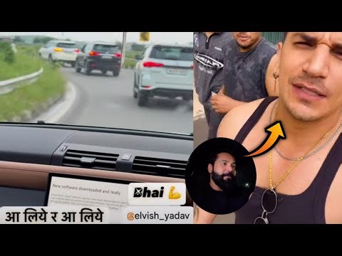 Elvish yadav Kafila Going To Prince Narula| Rajveer Sisodiya reply Prince narula
