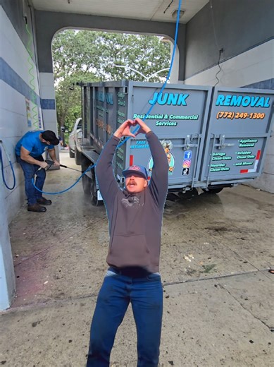 The only other girl I take care of is my 15-yarder dump trailer🤣 She is what makes Viking Trash Haulers, LLC #junkremoval #Meme #MemeCut #CapCut