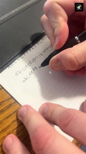 When She Started Writing ABCD Like This… Everyone Was Shocked! 😱