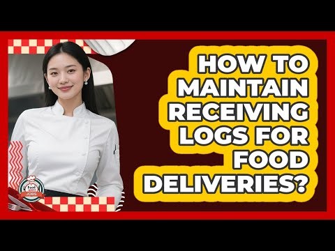 How To Maintain Receiving Logs For Food Deliveries?