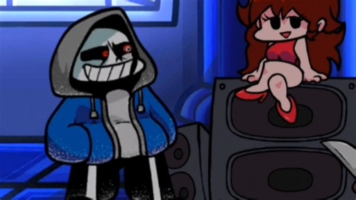 FNF Dusttale Remastered V2 尘埃传说V2模组回顾Realiy check第八阶段曲目竖屏版本