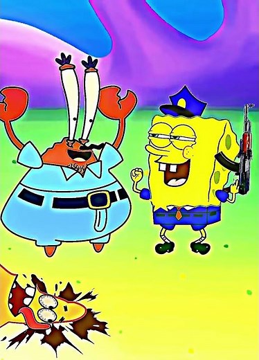 Officer SpongeBob's Wild Police Chase! 🚔 #SpongeBob #MrKrabs #Action