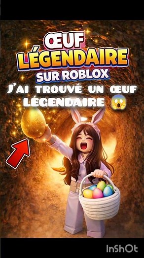 J’ai trouvé un ŒUF LÉGENDAIRE sur Roblox 😱