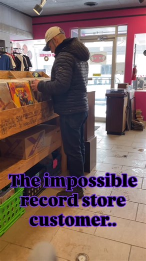 Noise Avocation Podcast on Instagram: "POV: You pull 12 records they asked for… and they still say ‘you got anything else? Store owners can relate 😂 #recordstorelife#vinylcommunity#ironmaiden#musiccollectors#indierecordstore"