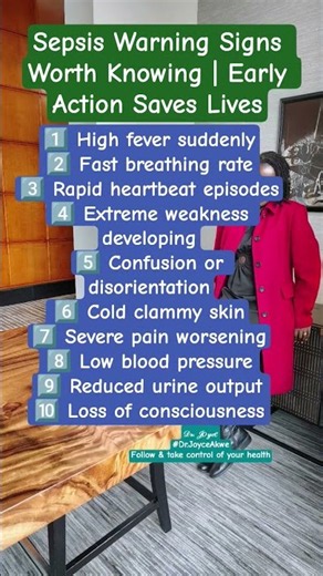 Deadly Sepsis Warning Signs You Should Never Ignore | Know Them Early #Sepsis #HealthTips