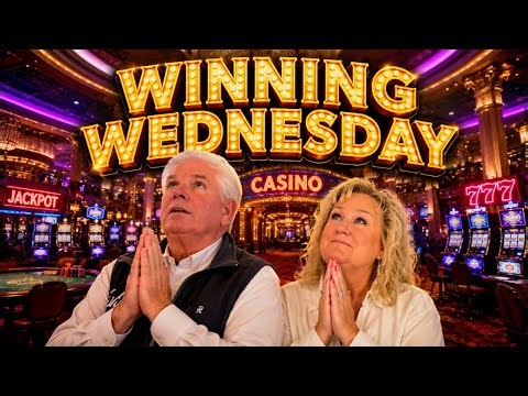 LIVE CASINO SLOTS - Winning Wednesday PLEASE!