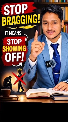 Stop Bragging! Say This Instead (Speak Smart English) | English Speaking Tips