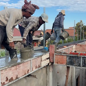 Process To Make Roof Beam | DIY crafts PR