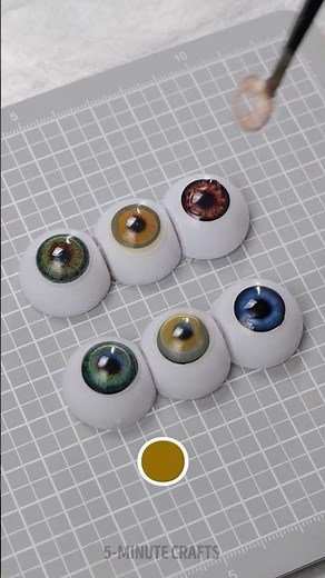 Eye color test 👁️ using colored lenses 🎨 What color would you choose?