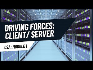 Driving Forces behind Client/ Server Computing | CST426 | CSA MODULE 1 | KTU | Anna Thomas | SJCET