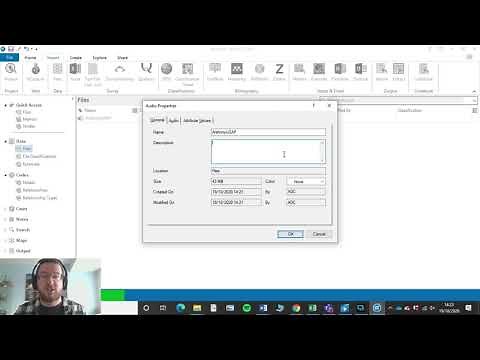 How to add Time Stamps to an Interview transcript in Nvivo