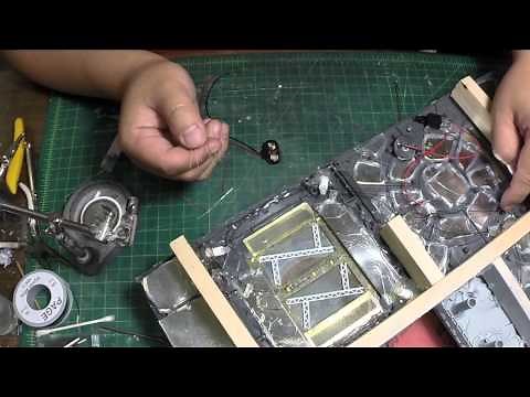 Wiring LEDs on a Diorama