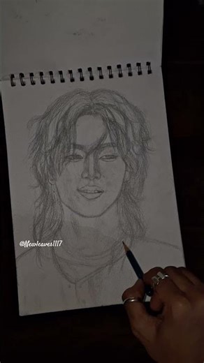 Jimin Pencil Drawing ✏️💜 | BTS Fanart #shorts #btsarmy #bts #jimin #artshorts