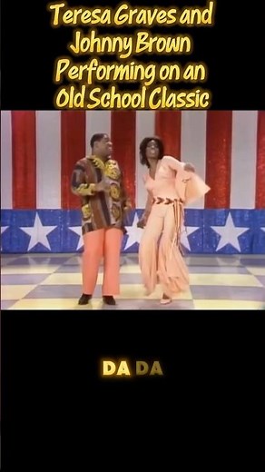 Teresa Graves & Johnny Brown Performing on an Old School Classic, Laugh-In (1970s TV)