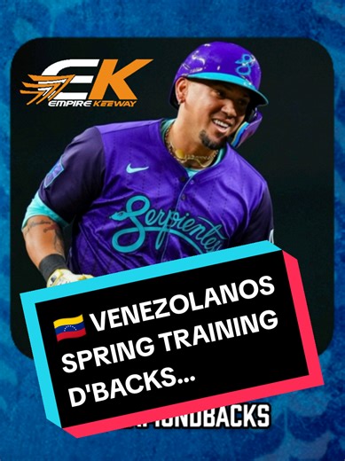 VENEZOLANOS EN DIAMONDBACKS - Spring Training. Seguimos con la cobertura del Spring Training de MLB a parte del Clásico Mundial de Béisbol. Hoy presentamos al Arizona Diamondbacks con los venezolanos en el equipo. Las Serpientes tienen para pelear en el oeste de la Liga Nacional. Aldrhym Adrianza Rangel en Grand Slam Internacional presentado por EK. Empire keeway. SPRING TRAINING MLB 2026 - ENTRENAMIENTOS PRIMAVERALES DEL BÉIESOL DE GRANDES LIGAS 2026 en GRAND SLAM INTERNACIONAL: LIGA DEL CACTUS