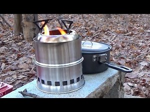 WOLFYOK Wood Gasifier Camp Stove