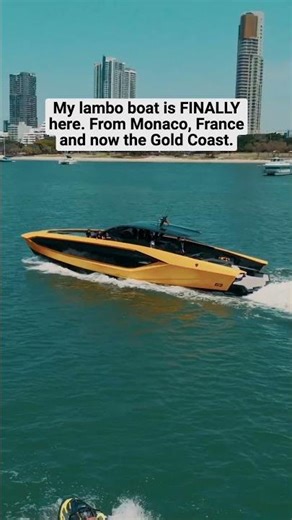 My lambo boat finally arrived over the weekend.