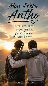 Mon Frère Antho #MonFrereAntho #FrereDeCoeur #AmitieSincere #Hommage #ChansonFrancaise