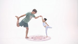 Embrace the joy of Rainbow Yoga 🌈 and explore graceful ballerina 🤸‍♀️ pose that encourage kids to be active and free. Let's flow through the rainbow together! #rainbowkidsyoga #yogaflow #yoga #yogateachertraining | Rainbow Yoga