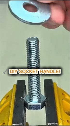 Genius DIY Socket Handle Using Just a Nut and Wrench! 🔧🔥