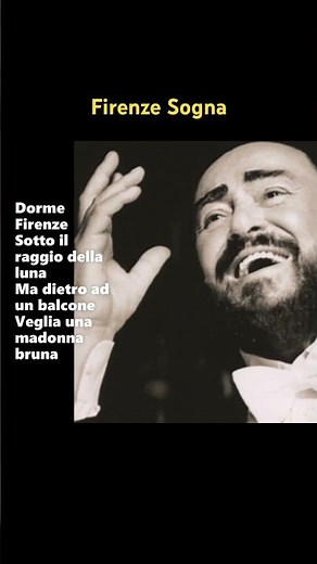 Luciano Pavarotti: Firenze Sogna. #opera #italianmusic