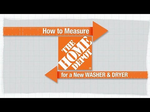 How to Measure for a New Washer & Dryer | The Home Depot