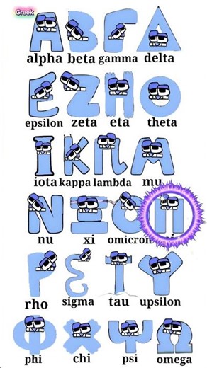 Greek alphabet lore song #alphabetlore #alphabetsong #shorts
