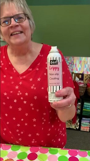 Quilters get a grip with Grippy Non-Slip Coating! Use on rulers to make cutting safer and easier!