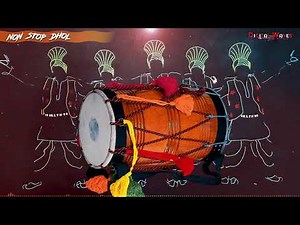 Dhol Non Stop || Punjabi Dhol Mix | Bhangra Folk beat 100 BPM | punjabi dhol