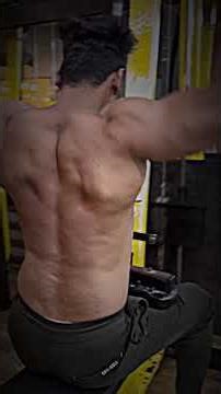 Back Pull Exercise 🔥 Strong Back Workout #backday #gymshorts