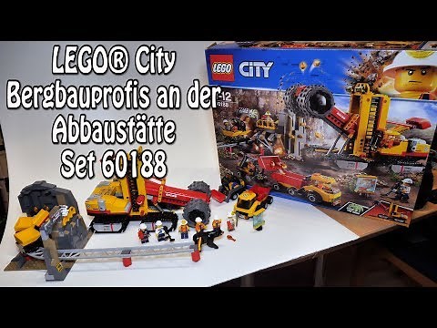 LEGO Bergbauprofis an der Abbaustätte (City Set 60188)